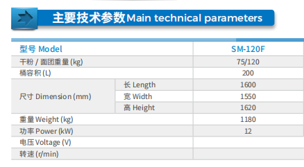 SM-120F三包粉翻缸和面机(图1)
